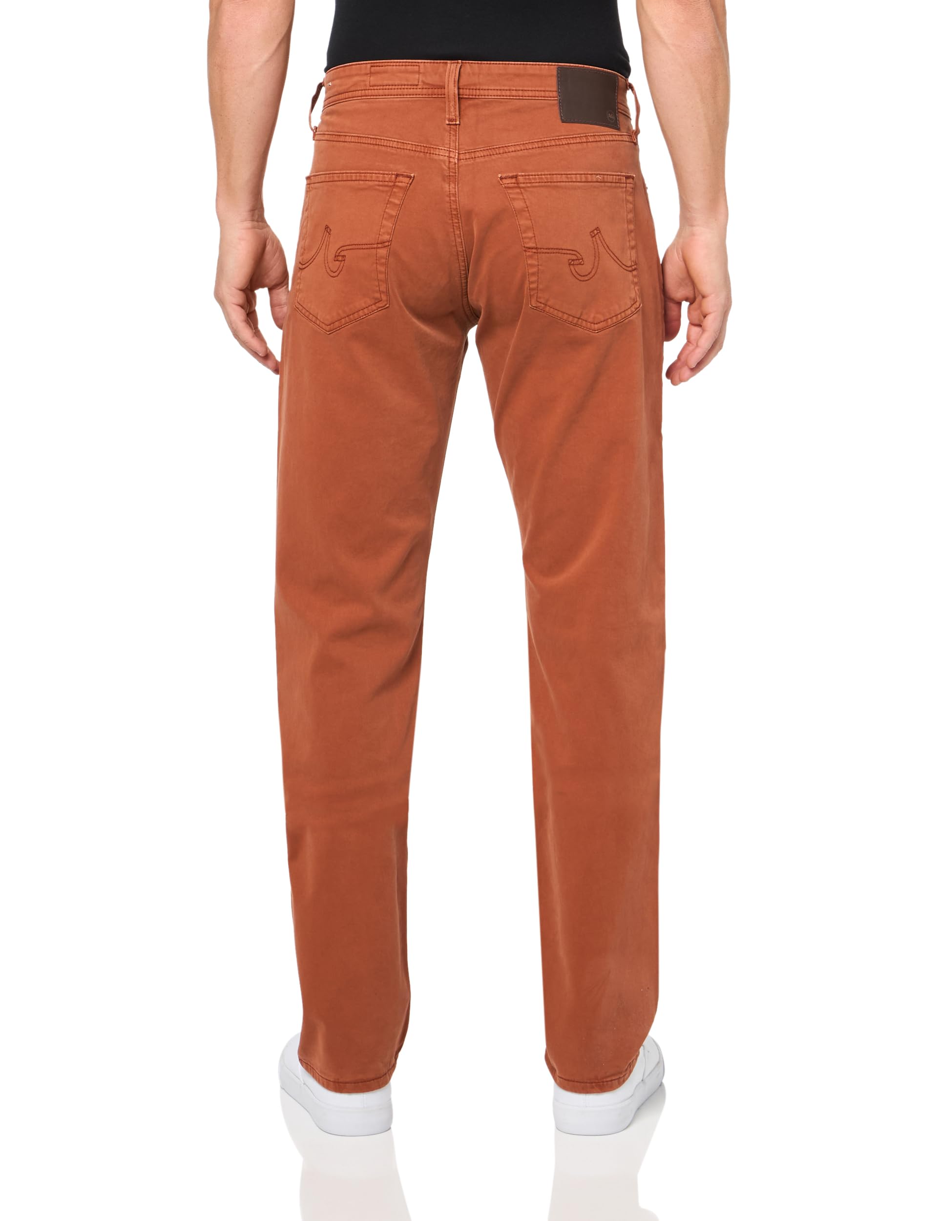 AG Adriano Goldschmied Everett para hombre - Canela cálida de azufre, 34l34