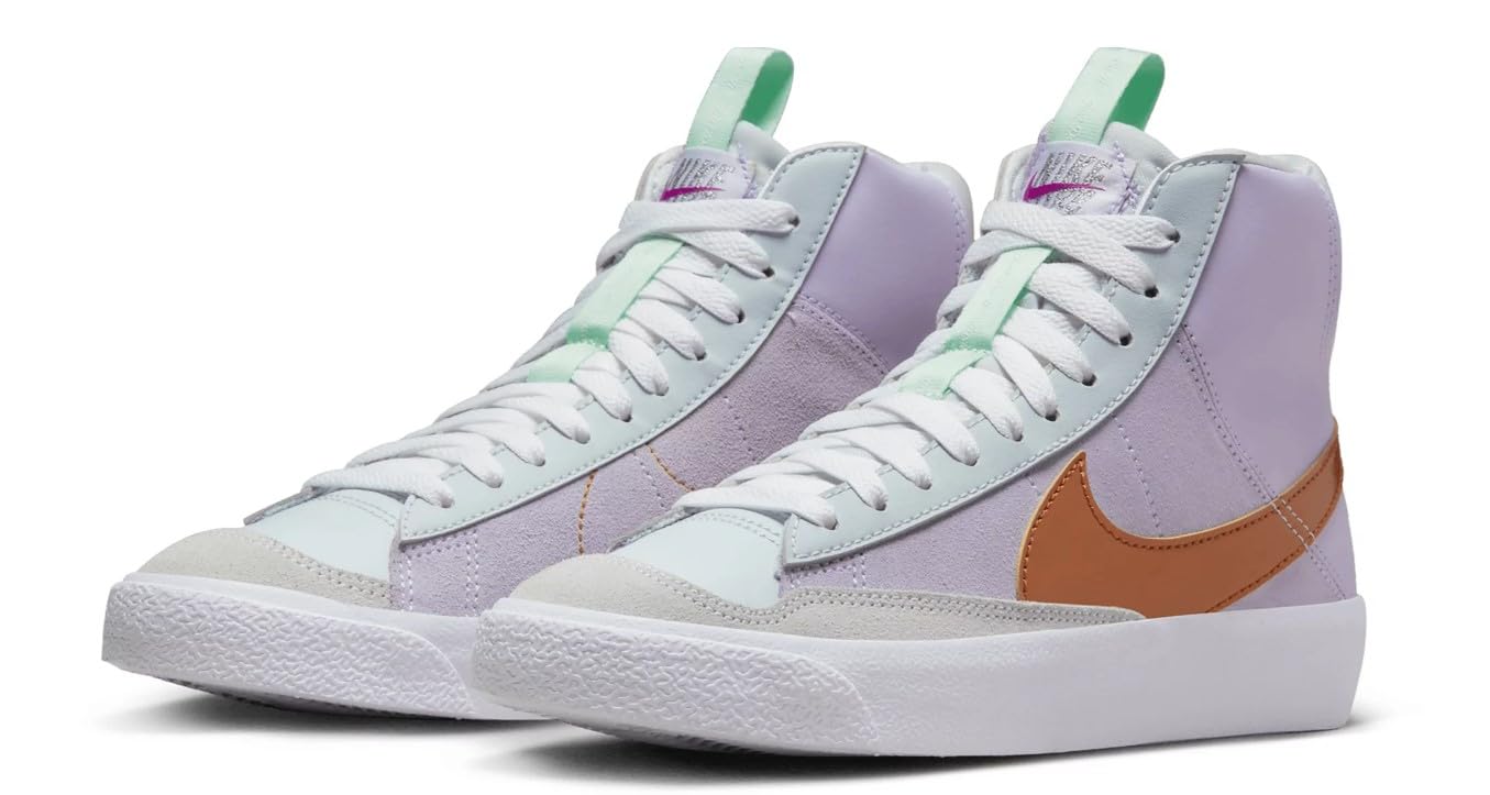 Nike Blazer Mid '77 para niño (niño grande) (ciruela/cobre/blanco, us_Footwear_Size_S