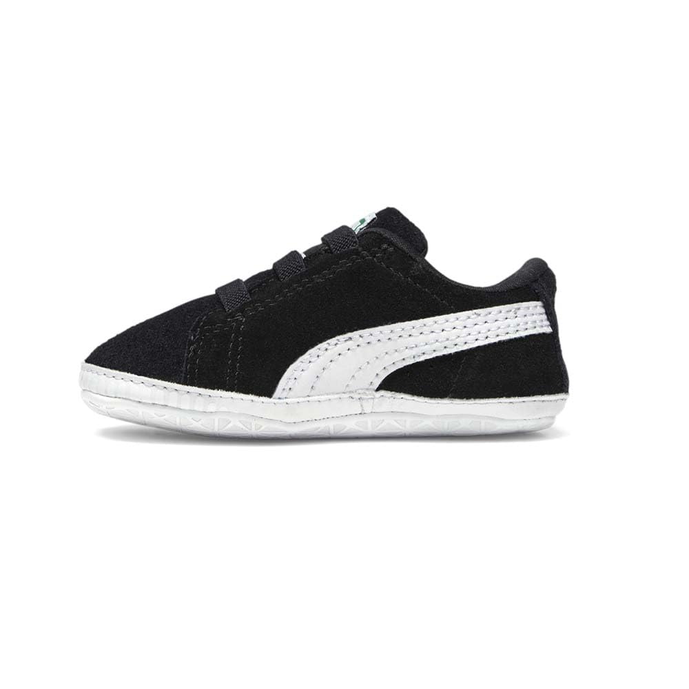 Cuna PUMA Suede Classic (bebé/niño pequeño) Negro Blanco 2 Infant M