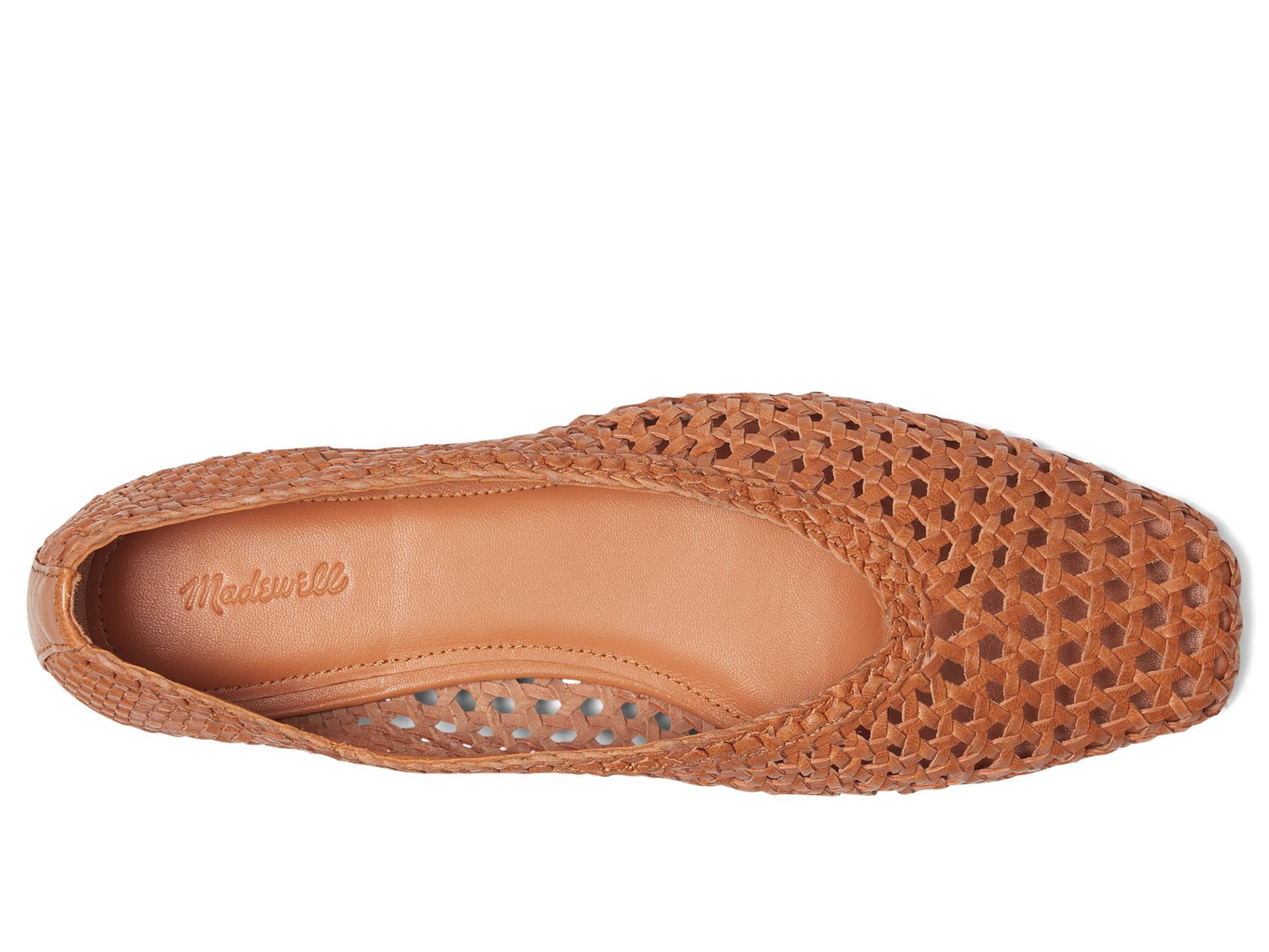 Madewell Sage Ballet Flat para mujer - Arcilla horneada tejida 8.5 Mediana