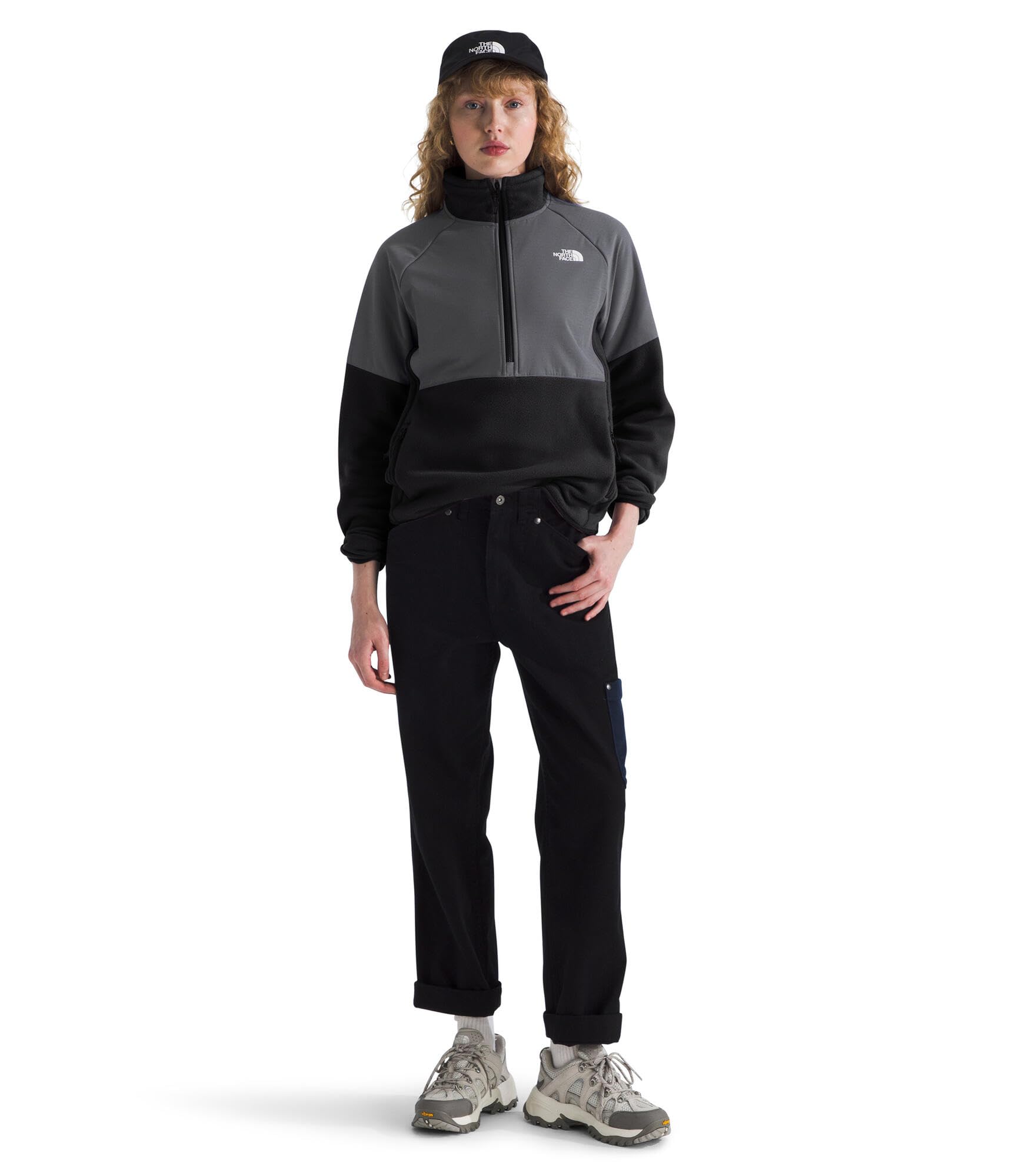 The North Face Chaqueta Glacier Heavyweight con 1/2 cremallera para mujer, XS, TNF Bl