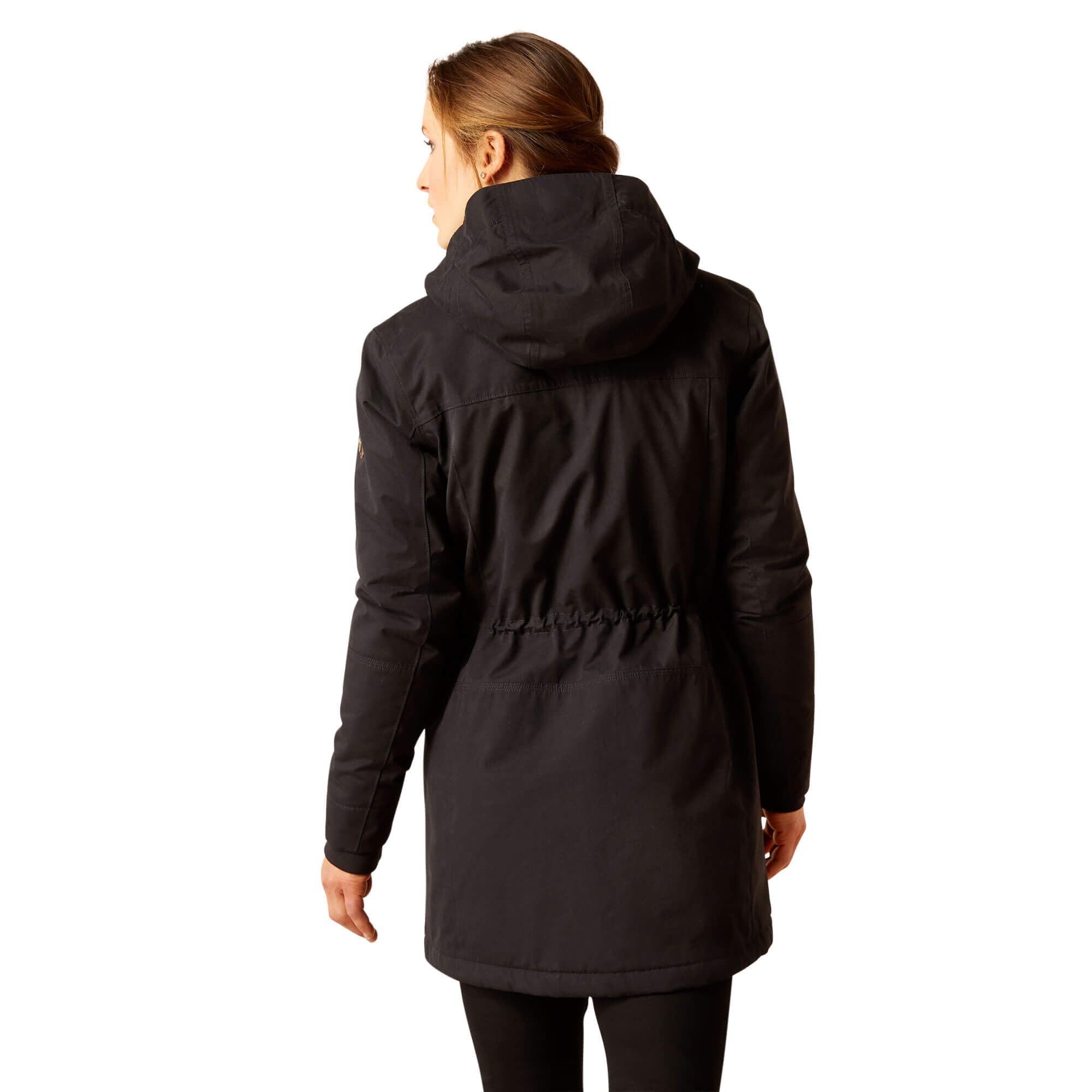 ARIAT Parka Argentium para mujer - Negro, Grande