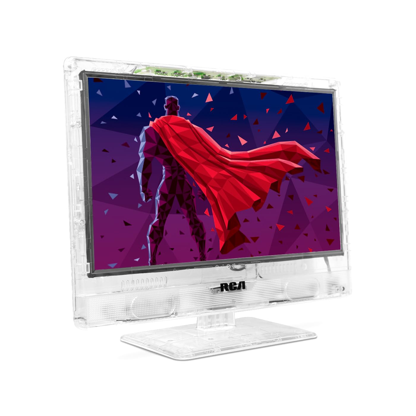RCA 15" Clearview HDTV | J15SE1220 Televisor LED HD transparente, monitor de pantalla