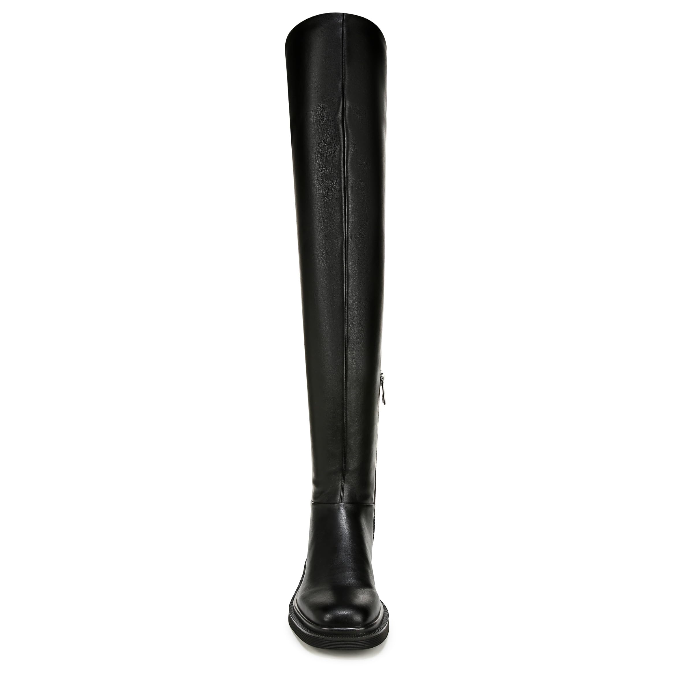 Franco Sarto Angeli - Bota sobre la rodilla para mujer, color negro, elástico, 11 M