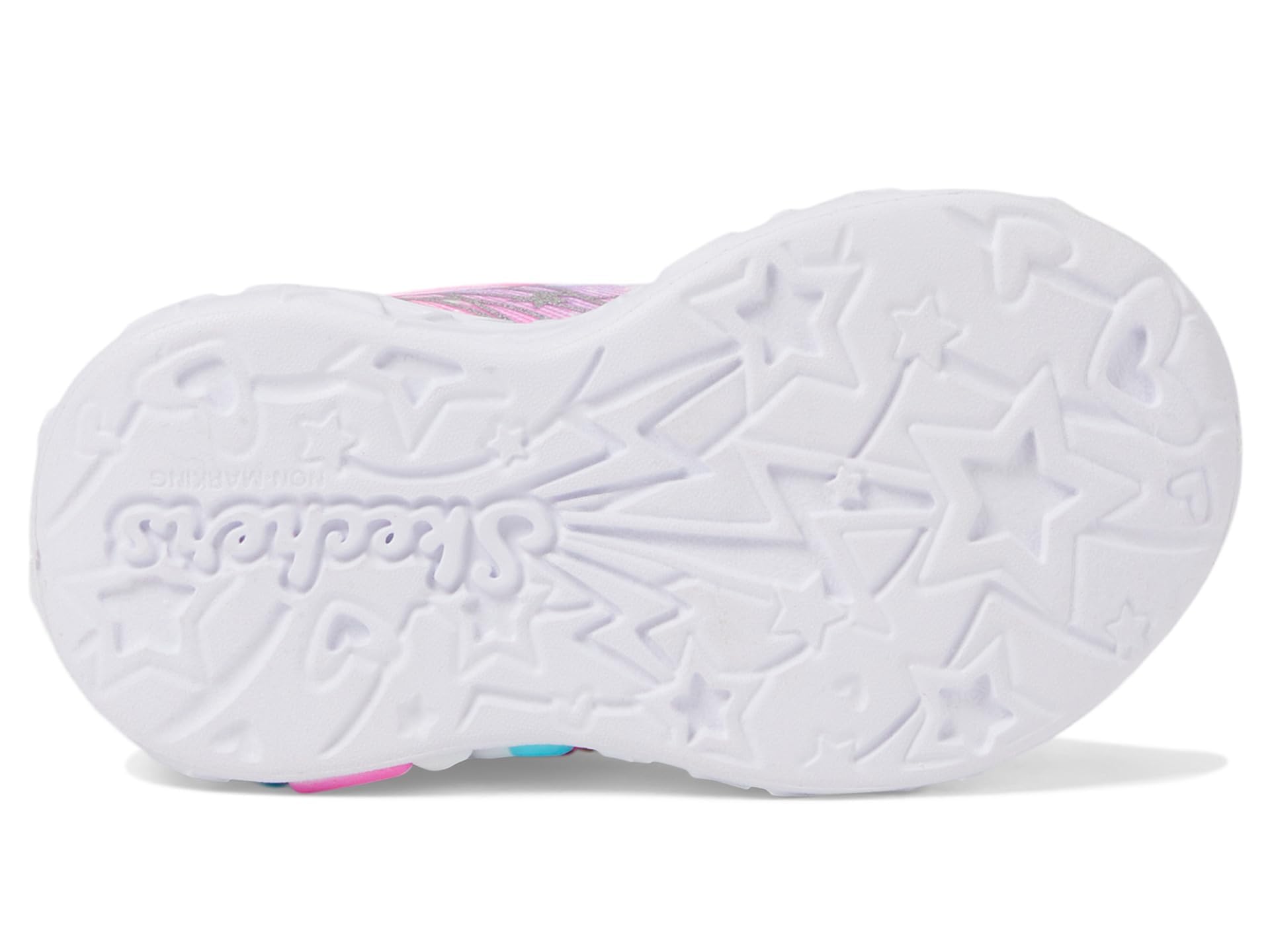 Skechers Kids Unicorn Dreams, Zapatillas para Niñas, Rosa/Turquesa, 9 niños pequeños