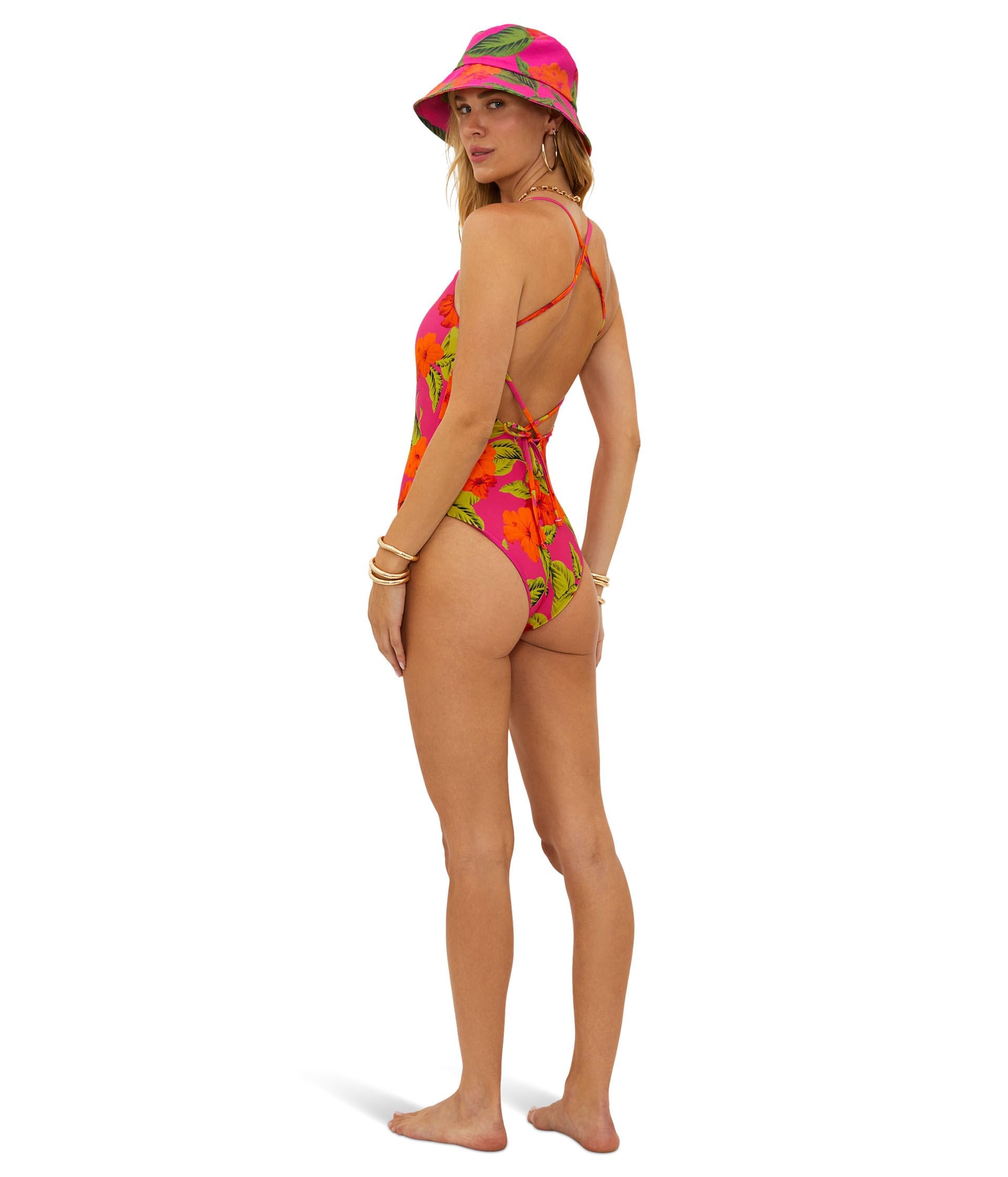 Beach Riot Stevie Hibiscus Rib de dos tonos SM
