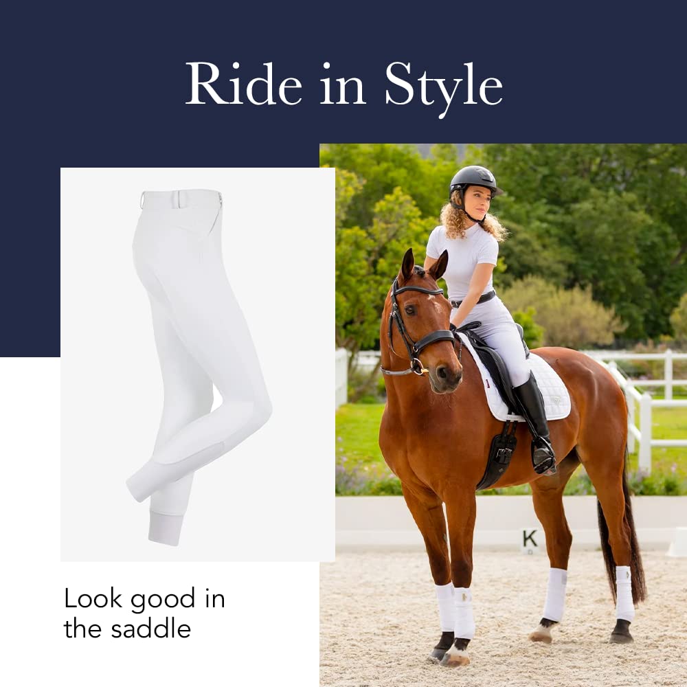 LeMieux Drytex Knee Grip Pantalones impermeables para mujer - Pantalones ecuestres pa