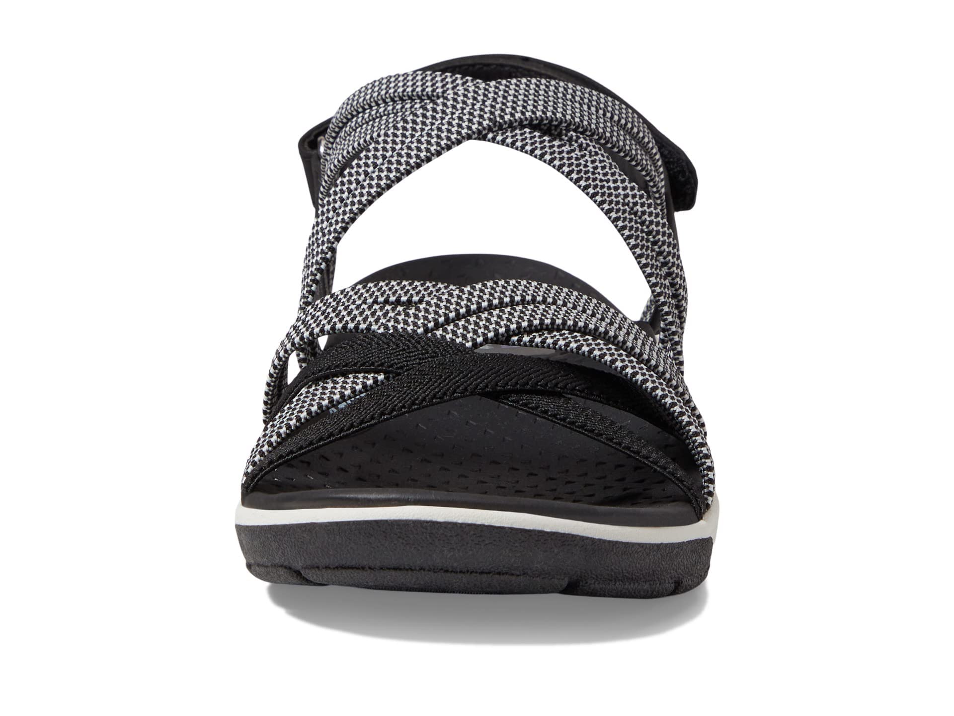 Skechers USA Reggae Cup-Smitten By You Sandalia para mujer, 11 B(M) US, negro-blanco