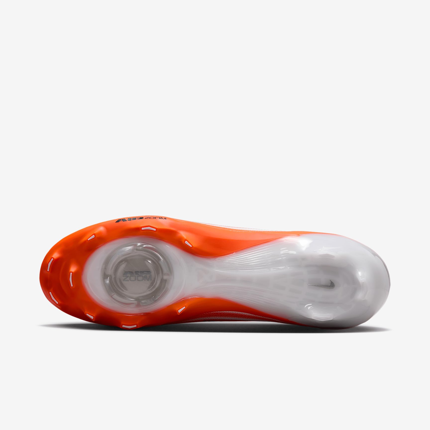 Zapatos de fútbol Nike Vapor Pro 1 (HM8850-103, blanco/naranja seguridad/plateado met