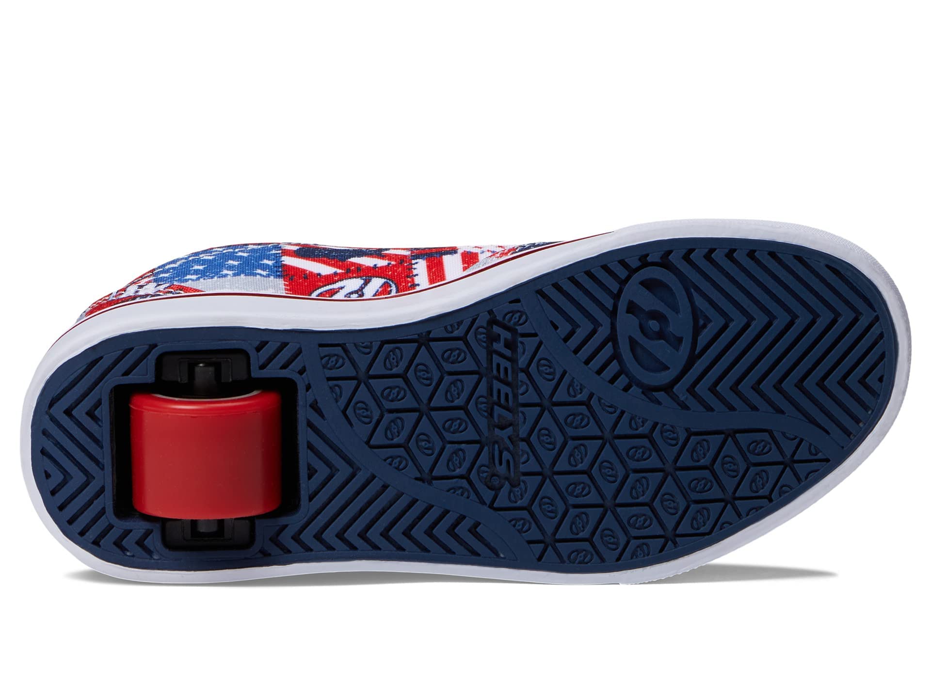 Heelys Pro 20 Prints (niño pequeño/niño grande/adulto) rojo/azul marino/blanco 5 niño