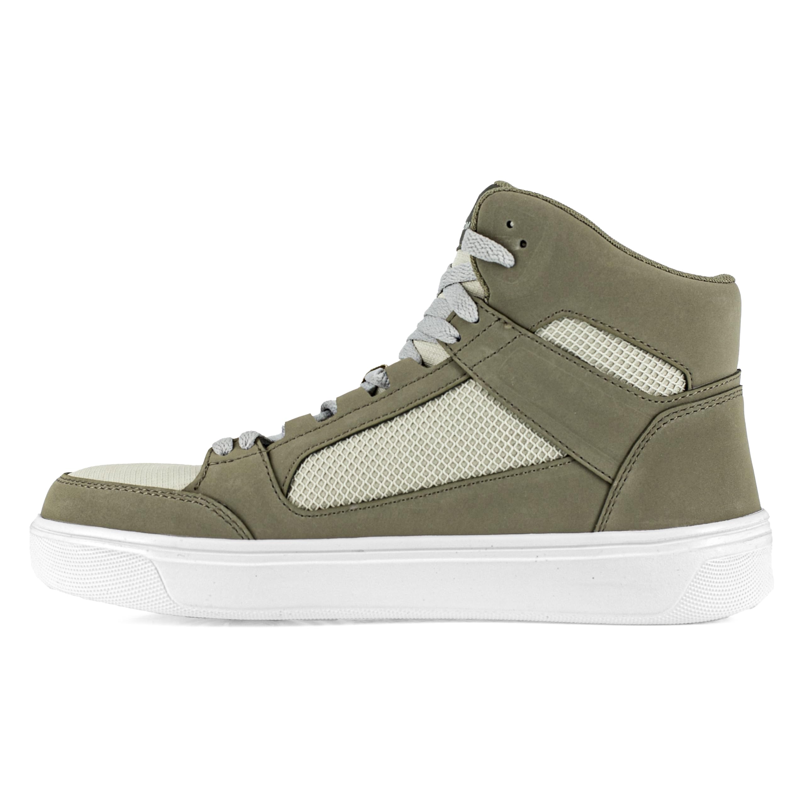 Volcom Evolve Zapato de trabajo antideslizante con punta compuesta para hombre, verde