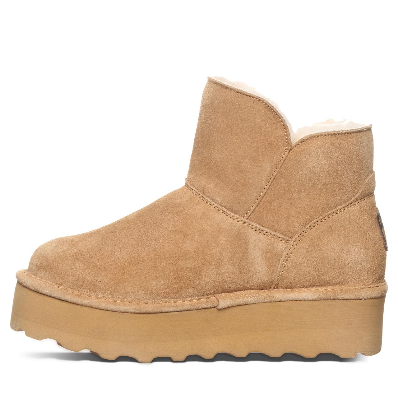 BEARPAW Retro Maren Iced Coffee Talla sólida 6 | Bota Clásica Ante | Bota sin cordone