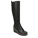 Naturalizer SOUL Botas altas con cuña de pantorrilla ancha Adrian para mujer, color n
