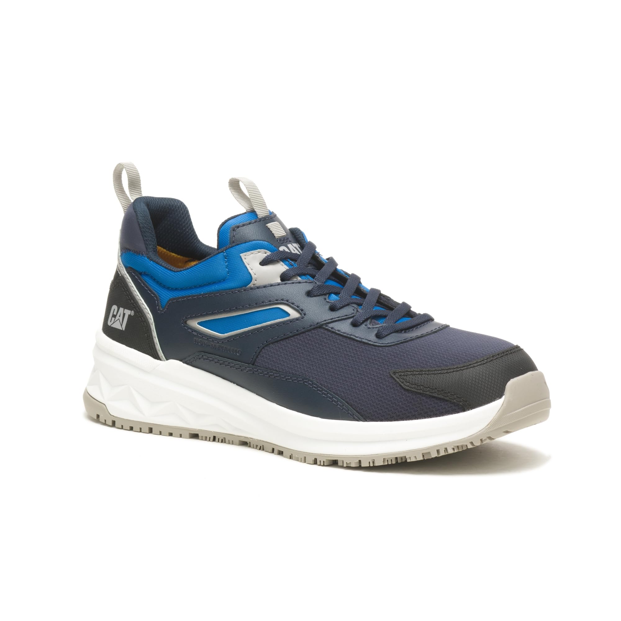 Zapato de Trabajo CAT Streamline Runner con Puntera de Composite de Carbono para Hombre, Total Eclipse, 10.5 Wide