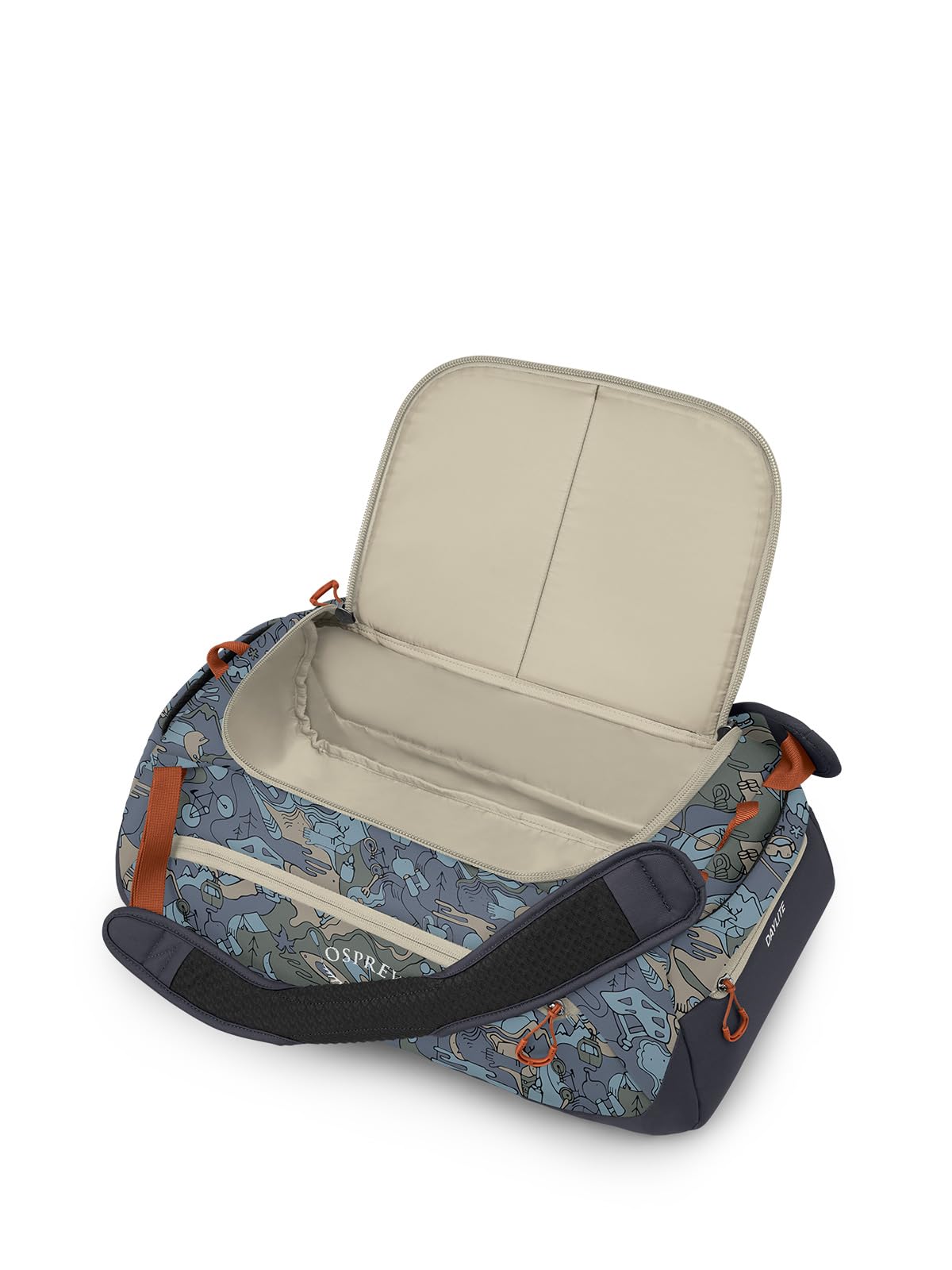 Bolsa de lona Osprey Daylite 30L, estampado Enjoy Outside