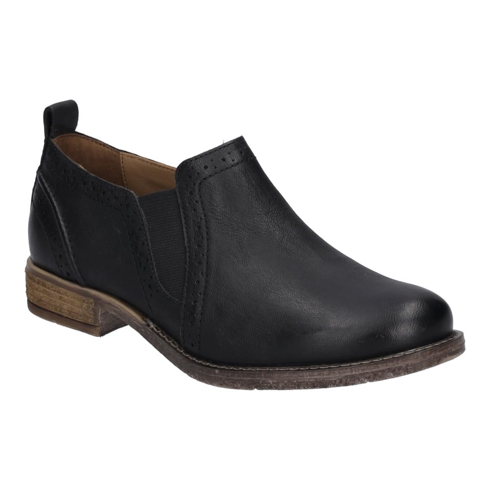 Josef Seibel Sienna 43 Zapato mocasín para mujer, negro, EU 40 (US 9-9.5) mediano