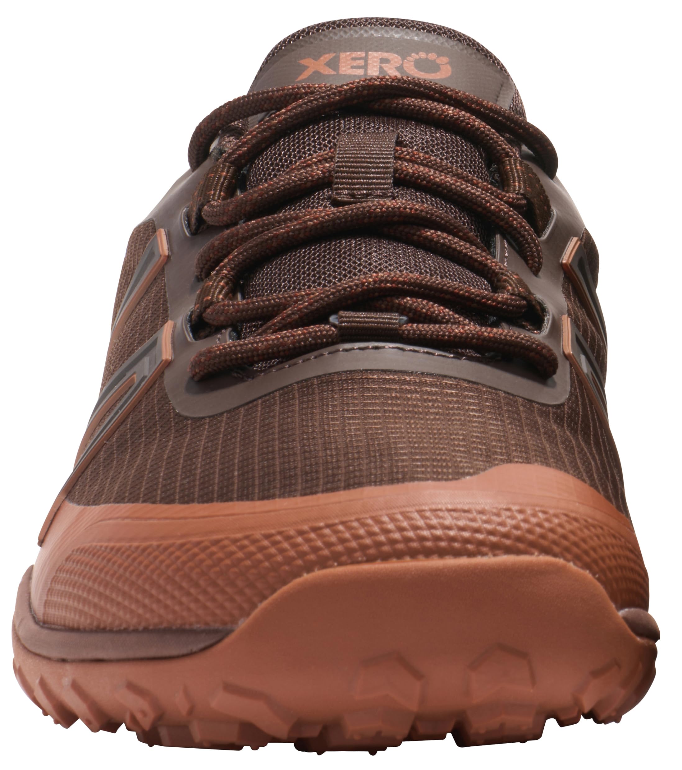 Xero Shoes Scrambler Trail Low Barefoot Waterproof Shoes para hombres, Java Brown/Mocha Bisque, 12