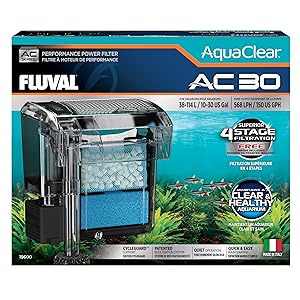 Potente filtro AC30, 10-30 galones estadounidenses / 38-114 L - Fluval USA (fluvalaquatics.com)