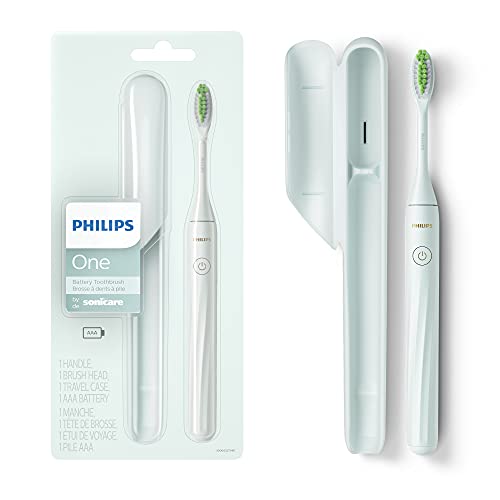 Philips Sonicare Cepillo de dientes a batería, azul claro menta, HY1100/03