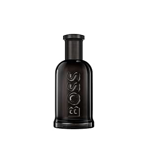 Perfume embotellado Hugo Boss - Colonia para hombre Woody Ambery - Con notas de cuero, O