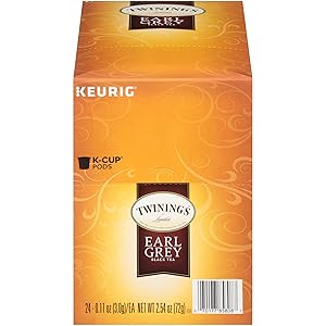Twinings Earl Grey Tea K-Cups, 24 unidades