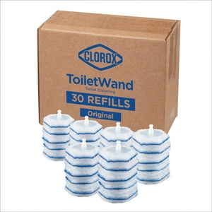Clorox ToiletWand recambios desinfectantes, cabezales de varita desechables, 30 unidades (paquete