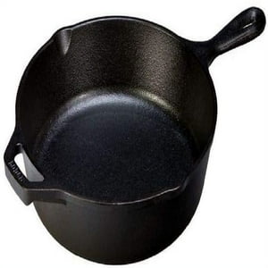Sartén de hierro fundido sazonada Lodge de 10,25 pulgadas - Utensilios de cocina no tóxicos y sin PFAS -