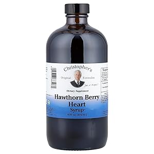Christopher's Original Formulas Jarabe de corazón de bayas de espino - 16 fl oz | Natural