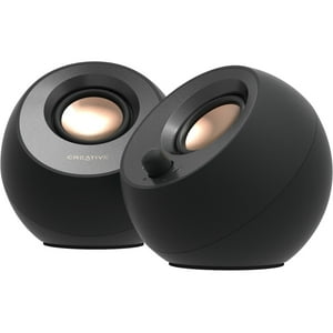 Altavoces de escritorio Creative Pebble V3 Minimalistic 2.0 USB-C con audio USB, transparente