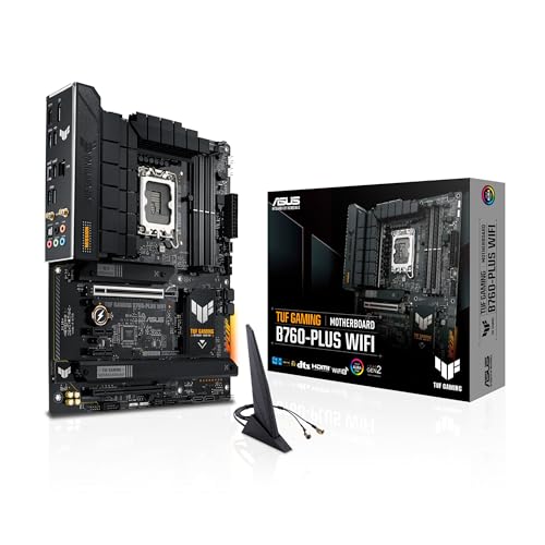 ASUS TUF Gaming B760-PLUS WiFi Intel B760 LGA1700 DDR5 7200 DP HDMI 3X M2 USB3.2