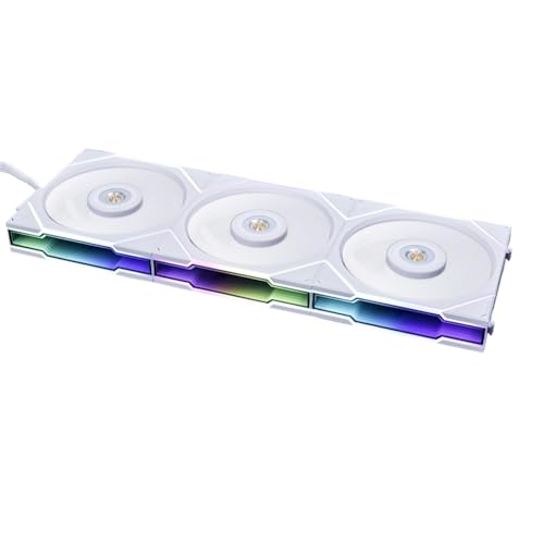 LIANLI Ventilador de Caja, UNI Fan TL 120, Hoja Invertida WT Paquete de 3, Modelo de Hoja Invertida, F