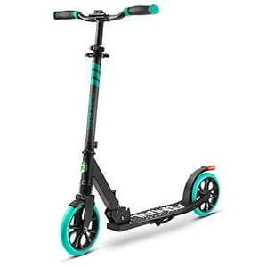 SereneLife Patinete ligero y plegable: cómodo manillar con barra en T,