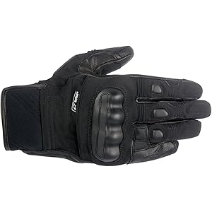 Alpinestars Corozal Drystar - Guantes de moto para hombre, color negro y grande