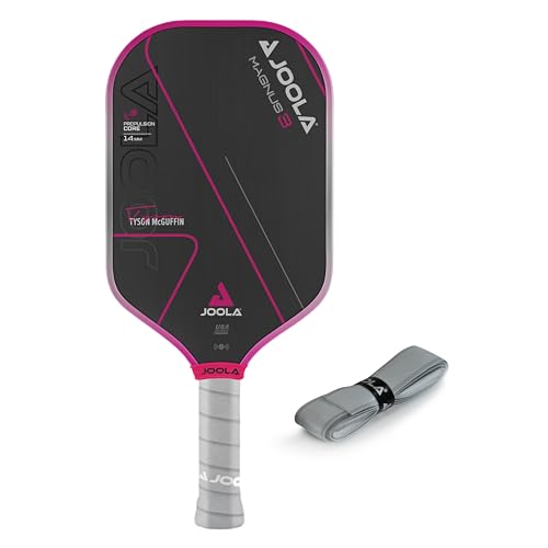 JOOLA Tyson McGuffin Magnus 3 Paleta de Pickleball de 14 mm con 1 empuñadura de repuesto - E