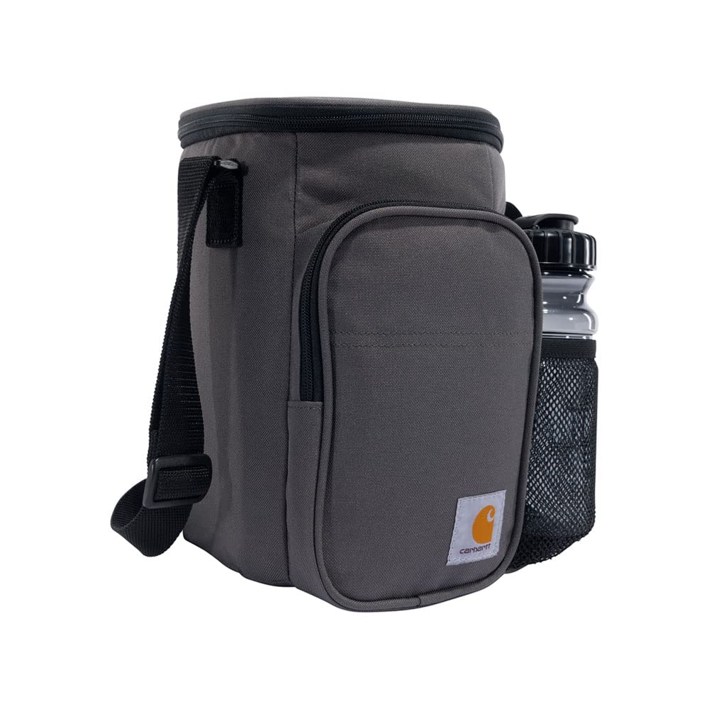 Carhartt Insulated 10 Can Vertical Cooler + Water Bottle Gray One Size
