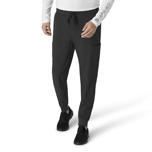 Carhartt Force Cross-Flex Jogger Pantalón médico para hombre, negro, 3XL TAL