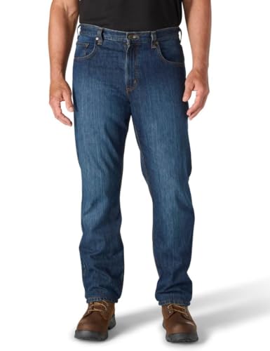 Carhartt Jean recto relajado para hombre, Deep Creek, W33 x L36