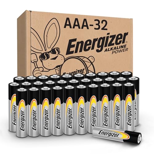 Pilas alcalinas Energizer AAA, 32 unidades, batería triple A de larga duración