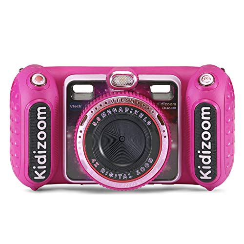 VTech KidiZoom Duo DX Cámara selfie digital con reproductor MP3, rosa