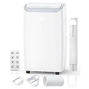 Aires acondicionados portátiles de 12000 BTU con control remoto, Co independiente 3 en 1