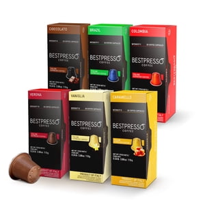 Café Bestpresso para máquina Nespresso Original 120 monodosis Certificado Genuino Espr
