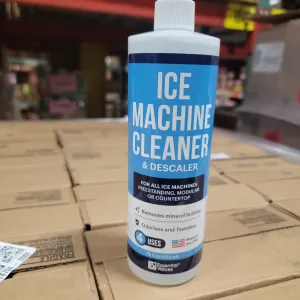 Limpiador y descalcificador para máquinas de hielo Essential Values ​​16 fl oz - Limpiador para máquinas de hielo a