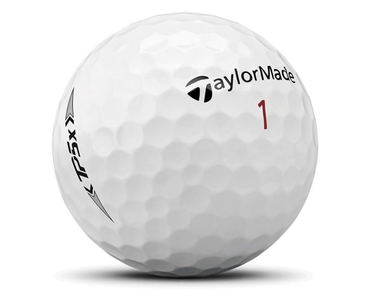 Pelotas de golf TaylorMade TP5x (blancas, paquete de 3) 1 funda 2021