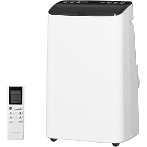 Aire acondicionado portátil ChicHabitat - 14,000 BTU, funcionalidad 4 en 1 (refrigeración)