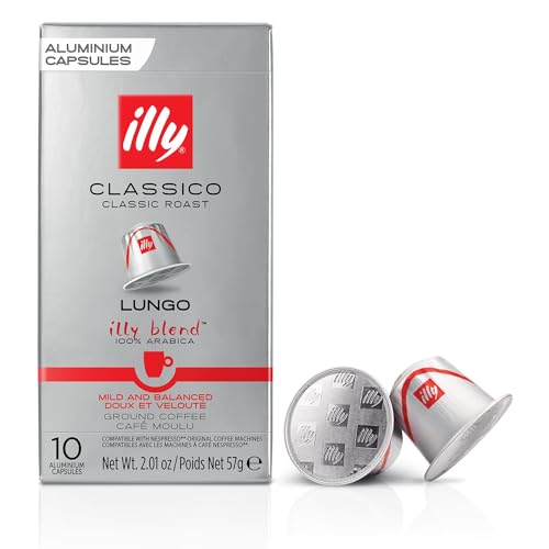 Cápsulas compatibles con illy Espresso, cápsulas de café para Nespresso Original Line Machi