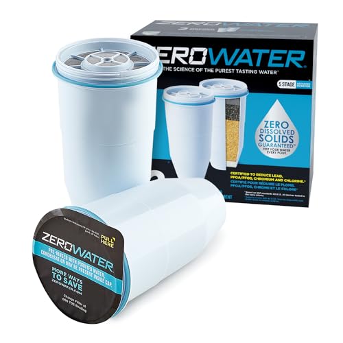 Filtro de repuesto oficial Zerowater - Reemplazo de filtro de 5 etapas 0 Tds - Syste