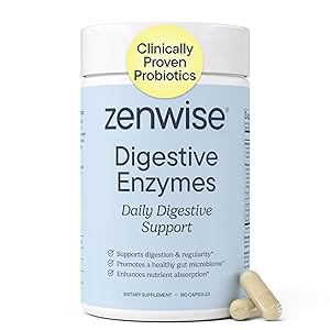 Enzimas digestivas Zenwise Health con bromelina y papaya - Multi Enzymes Digesti