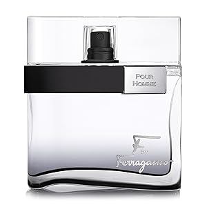 Salvatore Ferragamo F Black Eau De Toilette Spray para hombres, 1.7 onzas líquidas