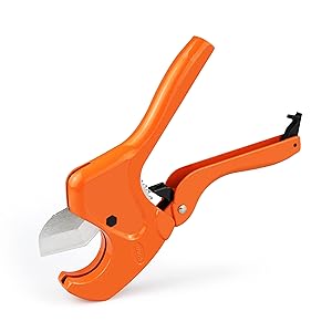 YIYITOOLS Cortador de tubos y tuberías para cortar O.D. Mangueras de plástico PEX, PVC y PPR