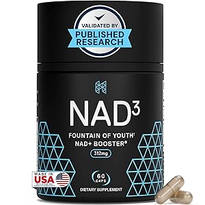 HPN NAD3 Clinical NAD+ Booster, salud celular y energía natural - NAD Suplementos